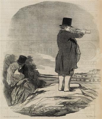 HONORÉ DAUMIER Collection of approximately 200 lithographs.